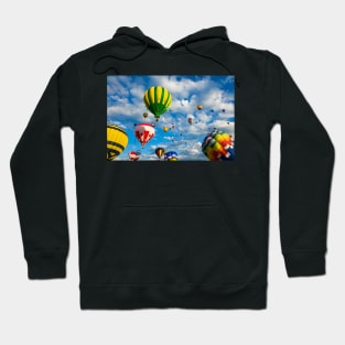 Vibrant Hot Air Balloons Hoodie